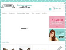 Tablet Screenshot of ladytornade-shop.com